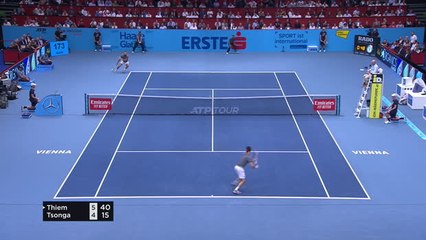 Thiem battles past Tsonga in Vienna
