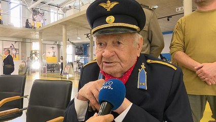 Messerschmitt-Pilot Endre Franko (96) hat das Fliegen im Blut