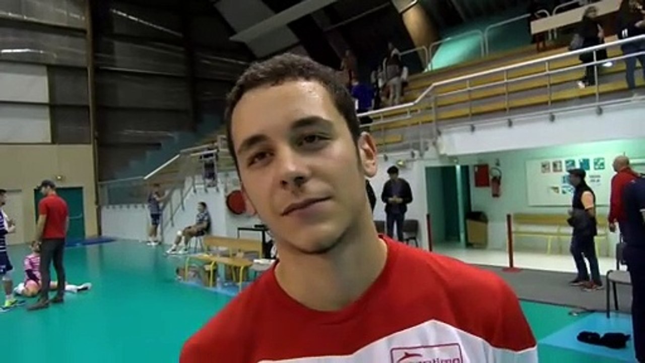 Chaker Megri après ses premières minutes avec Martigues Volley contre Sète