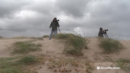 Braving the elements for the ultimate shot