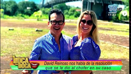 David Reinoso habló de la resolución que se le dio al chofer en su caso