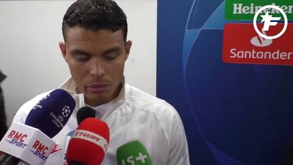 La réaction de Thiago Silva
