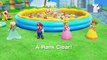 Super Mario Party Fun Minigame - Mario vs Rosalina vs Peach vs Daisy (4 Players)