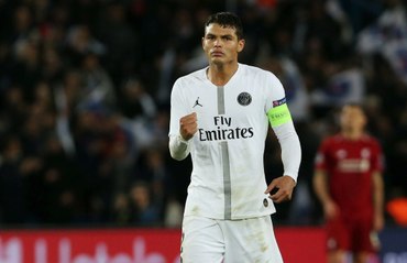 Thiago Silva lance le PSG-OM