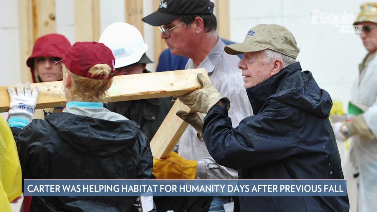 Former President Jimmy Carter, 95, Hospitalized After Fall in Georgia Home