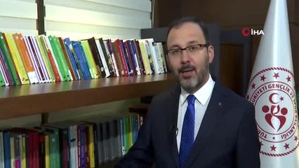 Bakan Kasapoğlu: "Fikirlerinizle hayallerinizle gelin, biz de destek verelim"