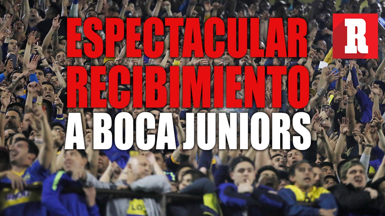 El espectacular recibimiento de los hinchas a Boca Juniors en la Bombonera