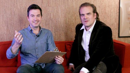 David Harbour Gets SNL Sketch Pitches from Late Night’s Mike Scollins