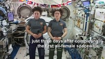 All-female spacewalk duo set sights on Moon