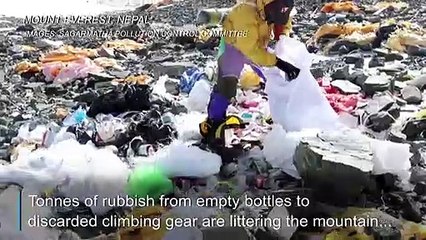 Everest garbage gets second life