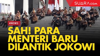 Download Video: Sah, Para Menteri Kabinet Indonesia Maju Dilantik Presiden Jokowi