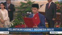 Jokowi Lantik Menteri Kabinet Indonesia Maju