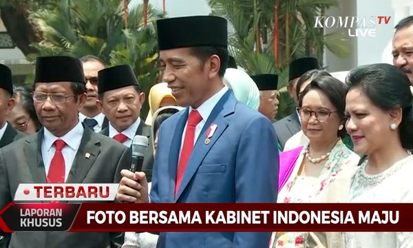 Alasan Presiden Jokowi Pilih Nama 'Kabinet Indonesia Maju'