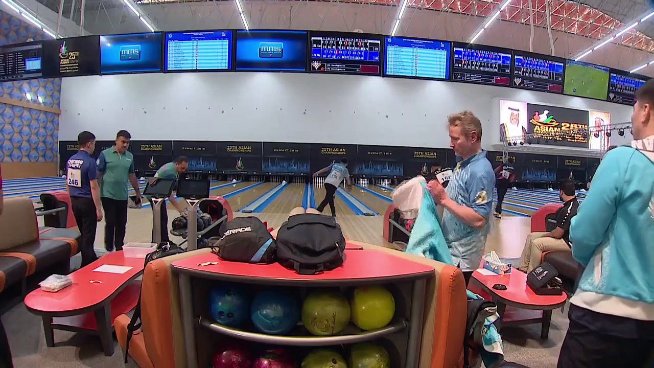 Men's Singles Squad 2 - TV Lanes - 25th Asian Tenpin Bowling Championships 2019