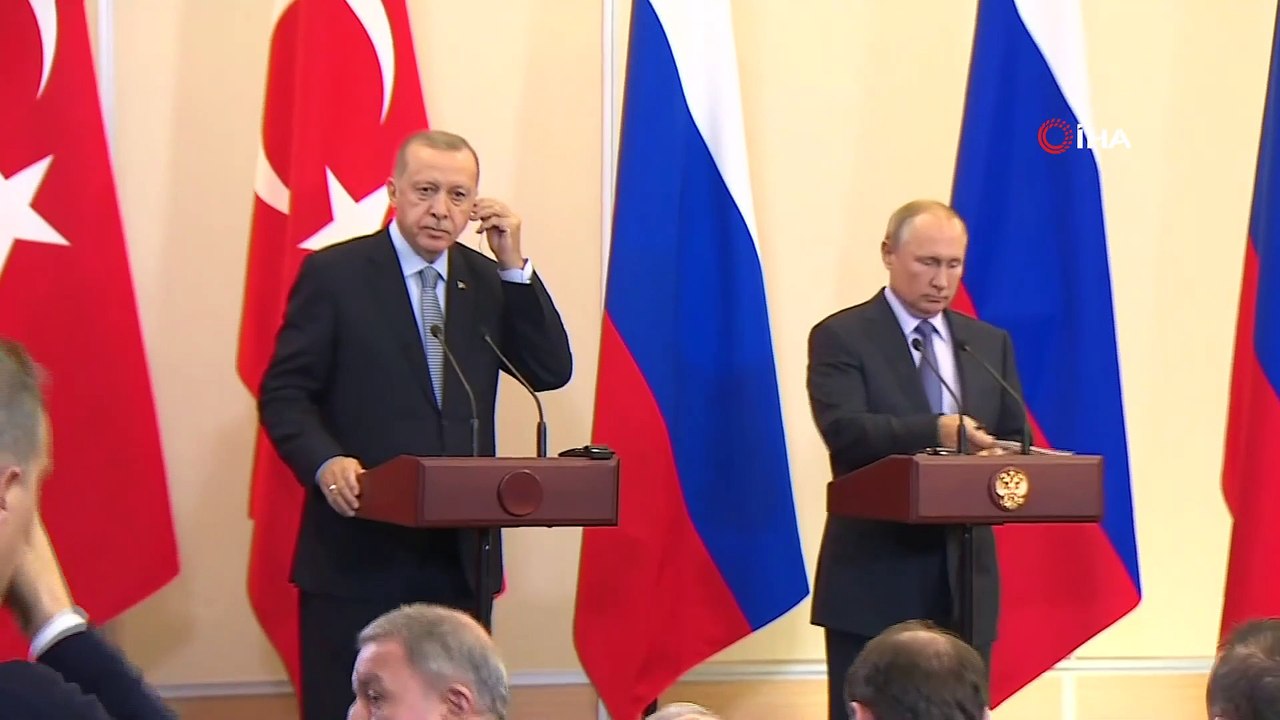 Cumhurbaşkanı Erdoğan “Bugün Putin İle Tarihi Bir Mutabakata İmza Attık"