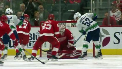 Bo Horvat records his first career hat trick