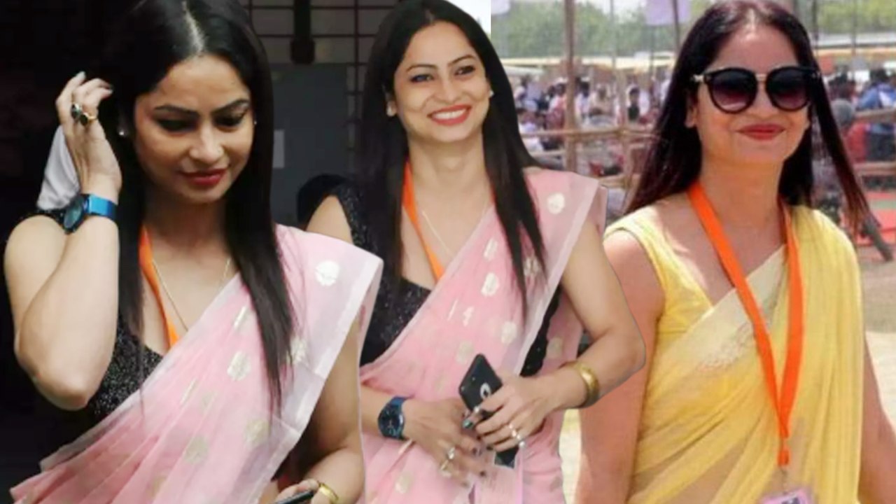 Reena Dwivedi returns in Pink saree | பிங்க் கலர் புடவை..மீண்டும் பரபரக்க வைத்த ரீனா திவிவேதி!