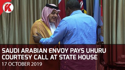 Saudi Arabian Envoy's Courtesy Call at State House Nairobi