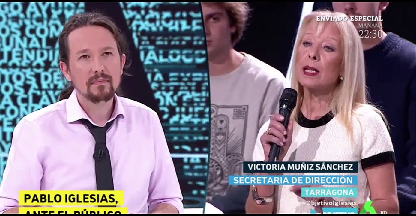 El tremendo rapapolvo de una ciudadana catalana a Pablo Iglesias