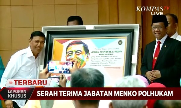 Izin dari RS, Wiranto Hadiri Sertijab Menko Polhukam Mahfud MD