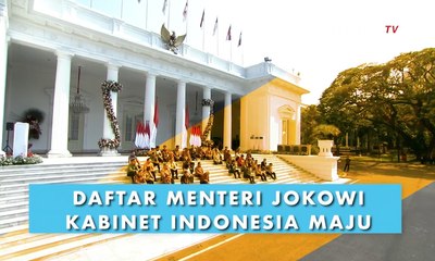 Susunan Lengkap Kabinet Indonesia Maju 2019-2024