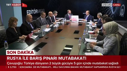 Bakan Çavuşoğlu Güvenli Bölge'yi harita üzerinden tek tek anlattı