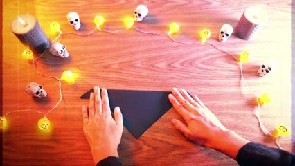 Murciélagos de papel para decoración