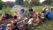 Mud, Hens & Sitting Around The Fire at The Barn Forest School!