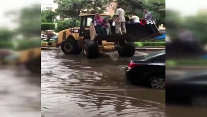 - Kahire’de şiddetli yağışlar nedeniyle havalimanını su bastı