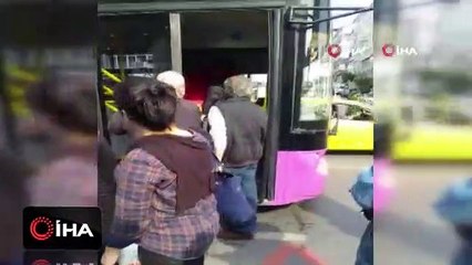 Özel Halk Ootbüsü'nde küfürler havada uçuştu