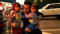 Riteish Deshmukh with Genelia and Kids Spotted At Mumbai Airport