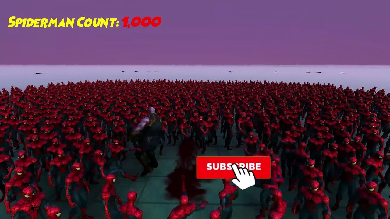 How Many SpiderMan Does It Take To Kill Thanos
