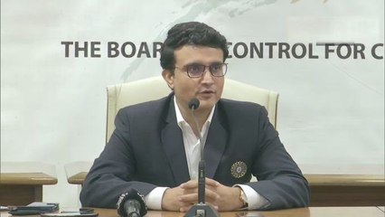 Download Video: New BCCI President Sourav Ganguly addresses media in Mumbai