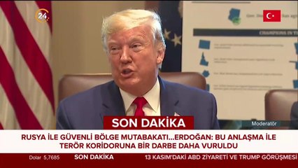 Soçi Mutabakatına Trump'tan ilk tepki