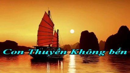 Karaoke Con thuyền không Bến - Tone Nữ _ Karaoke By Ha thu