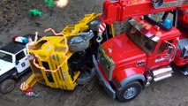Police Car Tractor Truck Toys Assembly Cars
