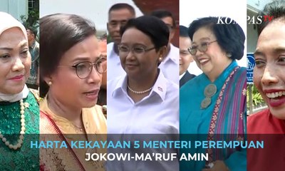 Inilah Harta Kekayaan 5 Menteri Perempuan Jokowi-Ma’ruf Amin