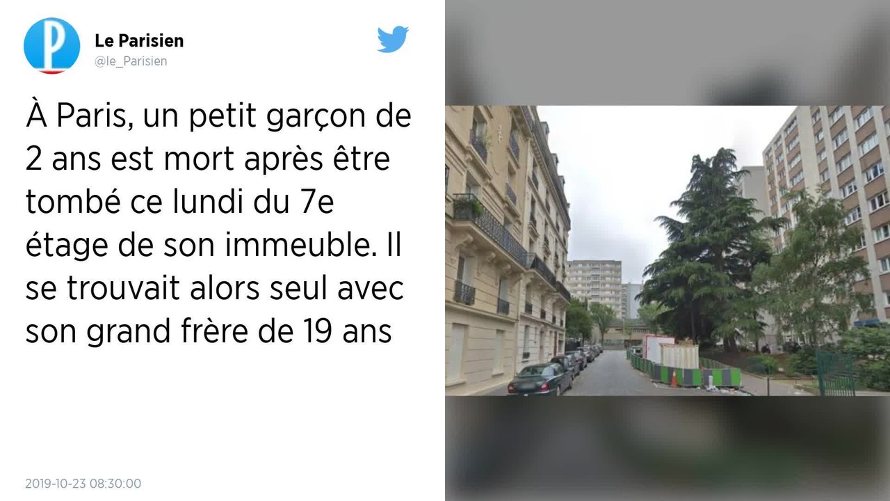 Paris. Un garçon de deux ans meurt après avoir chuté du 7e étage d’un immeuble