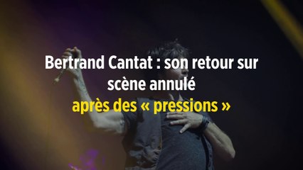 Bertrand Cantat : son retour sur scène annulé après des « pressions »