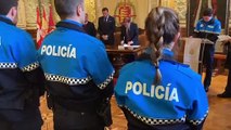 Toma de posesión de 13 nuevos policías municipales en Valladolid