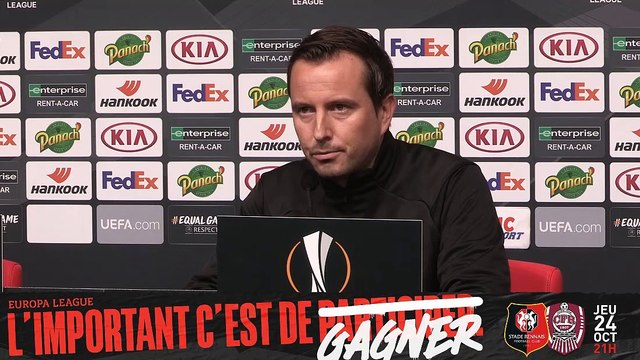 Europa League. Stade Rennais F.C. / Cluj : conférence de presse