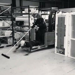 Meilleure technique de nettoyage par des ouvriers !