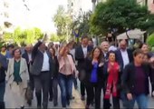 PKK'nın siyasi uzantısı HDP Meclis'te değil protestoda