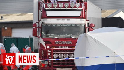 British police find 39 bodies in truck container