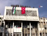 Rasulayn'ın göbeğine Türk bayrağı asıldı