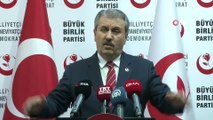BBP Genel Başkanı Destici: “Türkiye ve Rusya bölgenin iki lider ülkesi olarak sorun çözme kapasitelerini bir kez daha teyit etmişlerdir”