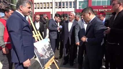 Van depreminin 8. yıl dönümünde erciş'te anma töreni