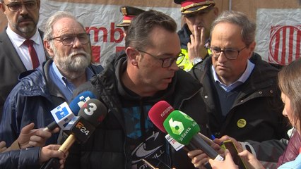 Alcalde de Vilavert explica que hubo una crecida repentina del río