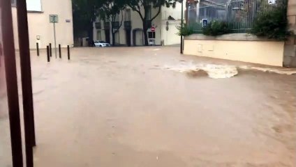 PORTIRAGNES - L’eau monte et le risque torrentiel est avéré