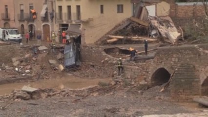 Un muerto y cuatro desaparecidos por el temporal en Cataluña